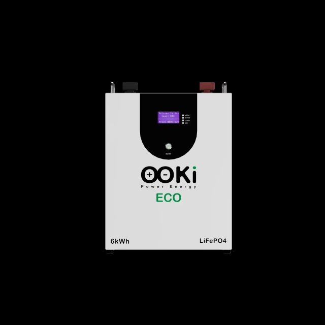 OOKi ECO LiFePO4 Battery 6 kWh 25.6V230Ah
