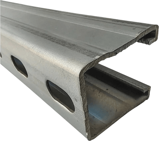 Solar Bracket Channel Galvanized Slotted