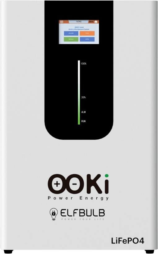OOKi EB LiFePO4 Battery 5.12 kWh 25.6V210Ah