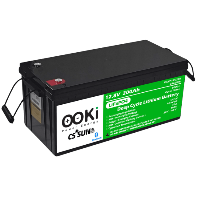 OOKi CS LFP Battery 2.56 kWh 12V200Ah