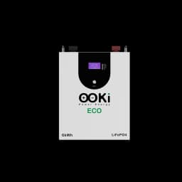 OOKi ECO LiFePO4 Battery 6 kWh 25.6V230Ah