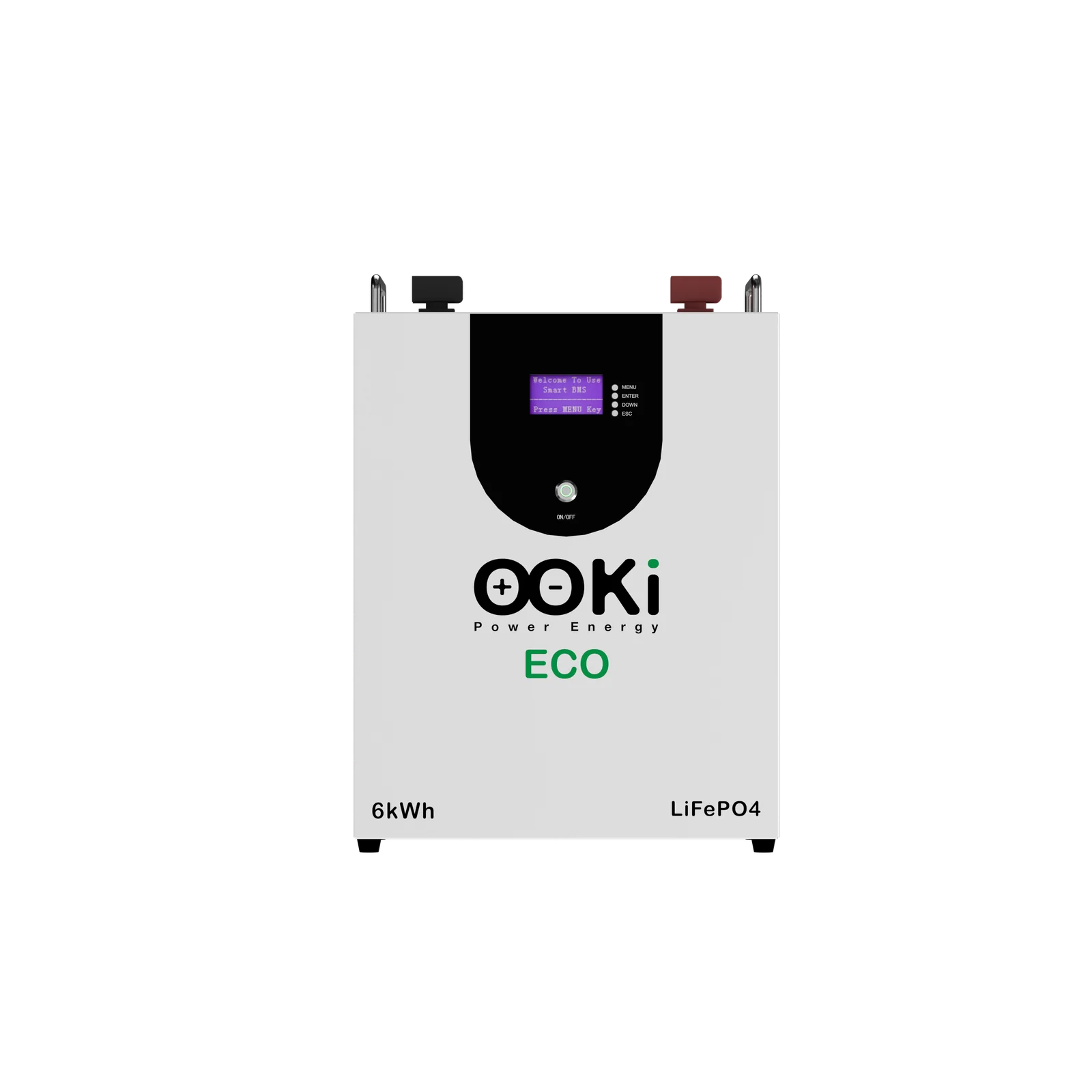 OOKi ECO LiFePO4 Battery 6 kWh 25.6V230Ah